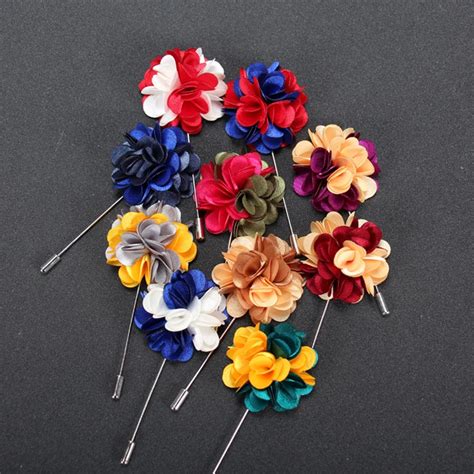 metal brooches fabric buy in bulk|fabric corsage.